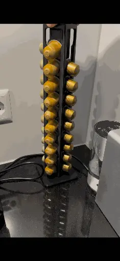 Support capsule à café design